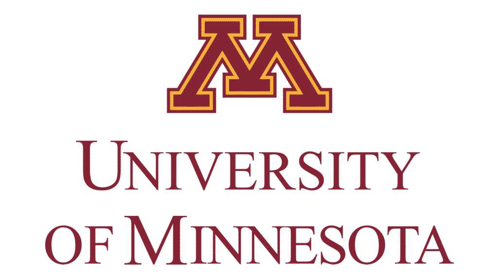 Red and Gold letter M over the words University of Minnesota