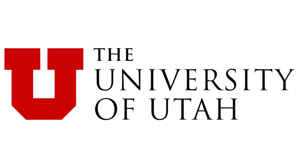 Red U next to the words The University of Utah