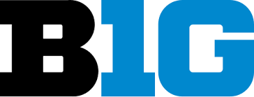 a black B next to a blue number 1, next to a blue letter G