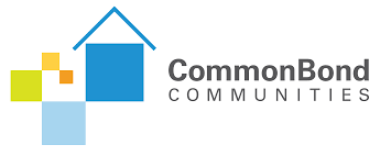 colorful house next to the words CommonBond Communities