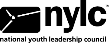 Black square next to the letters NYLC over the words national youth leadership council